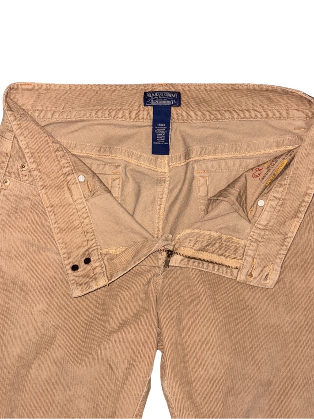 Vintage Polo Jeans by Ralph Lauren - The Wendy Jean 90’s Bootcut Corduroy Jeans - Picture 5 of 8